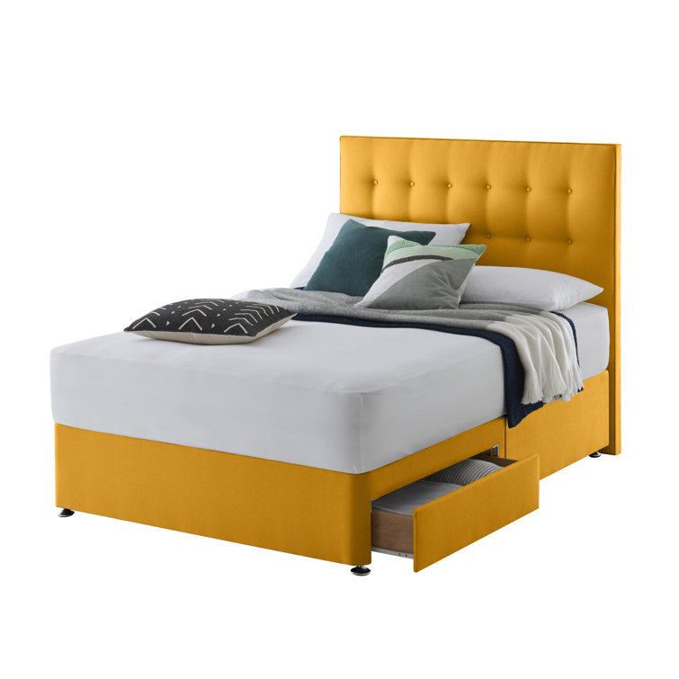 Silentnight Upholstered Premium Divan Bed Base only & Reviews